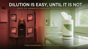 Dilution vs Wipes